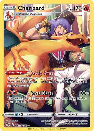 Charizard - TG03/TG30 - Lost Origin