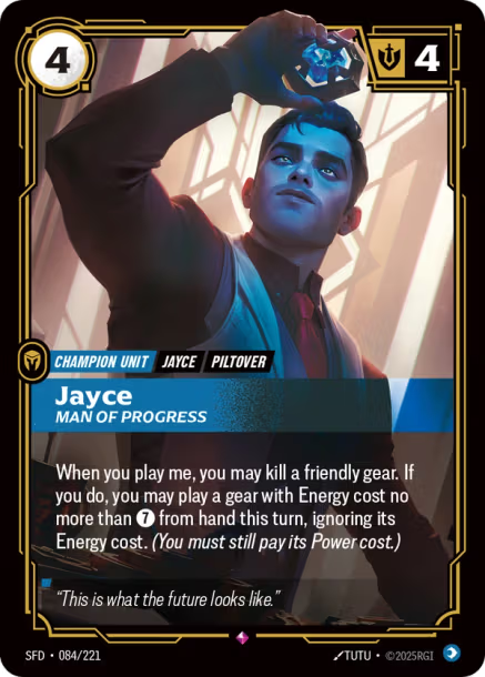 Jayce, Man of Progress - 084/221 - R Mind