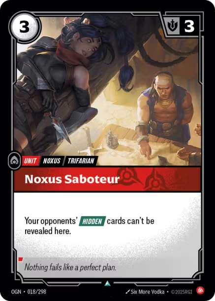 Noxus Saboteur - 018/298 - U Fury