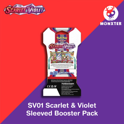 Pokmon TCG: Scarlet & Violet SV01 Booster Pack (Sleeved) Desk Monxter Pokmon TCG: Scarlet & Violet SV01 Booster Pack (Sleeved) Desk Monxter