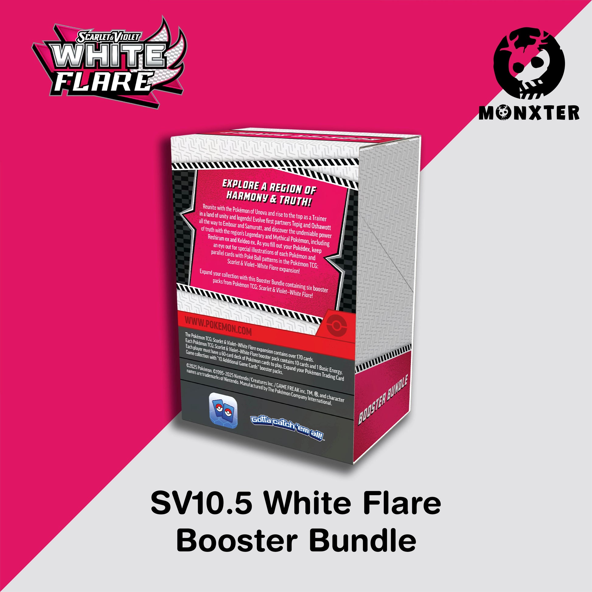 pokemon booster bundle scarlet and violet-white flare trading cards Pokémon TCG: Scarlet & Violet SV10.5 White Flare Booster Bundle – Desk Monxter