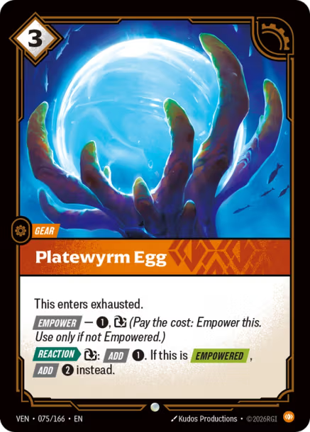 Platewyrm Egg - 075/166 - C Body