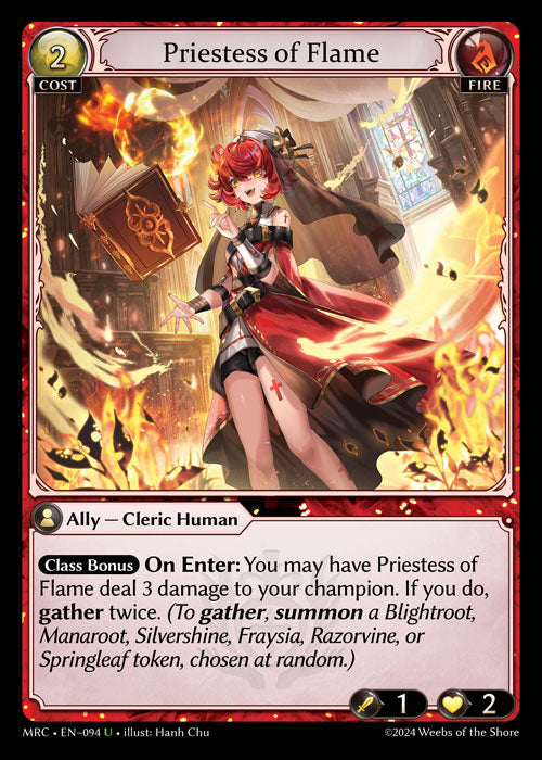 Priestess of Flame - Mercurial Heart -  U Fire