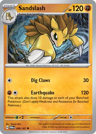 Sandslash - 098/167- Twilight Masquerade