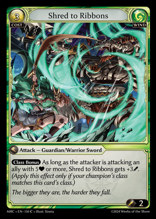 Shred to Ribbons  - Mercurial Heart -  C Wind