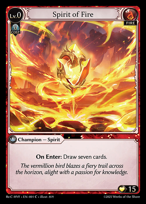 Spirit of Fire - Mortal Ambition - C Fire