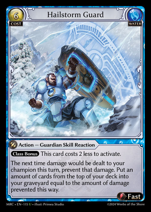 Hailstorm Guard - Mercurial Heart -  U Water